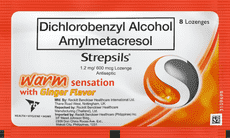 Strepsils® Warm Sensation Ginger 8s Lozenges