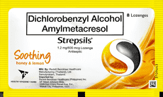 Strepsils Honey & Lemon 8s